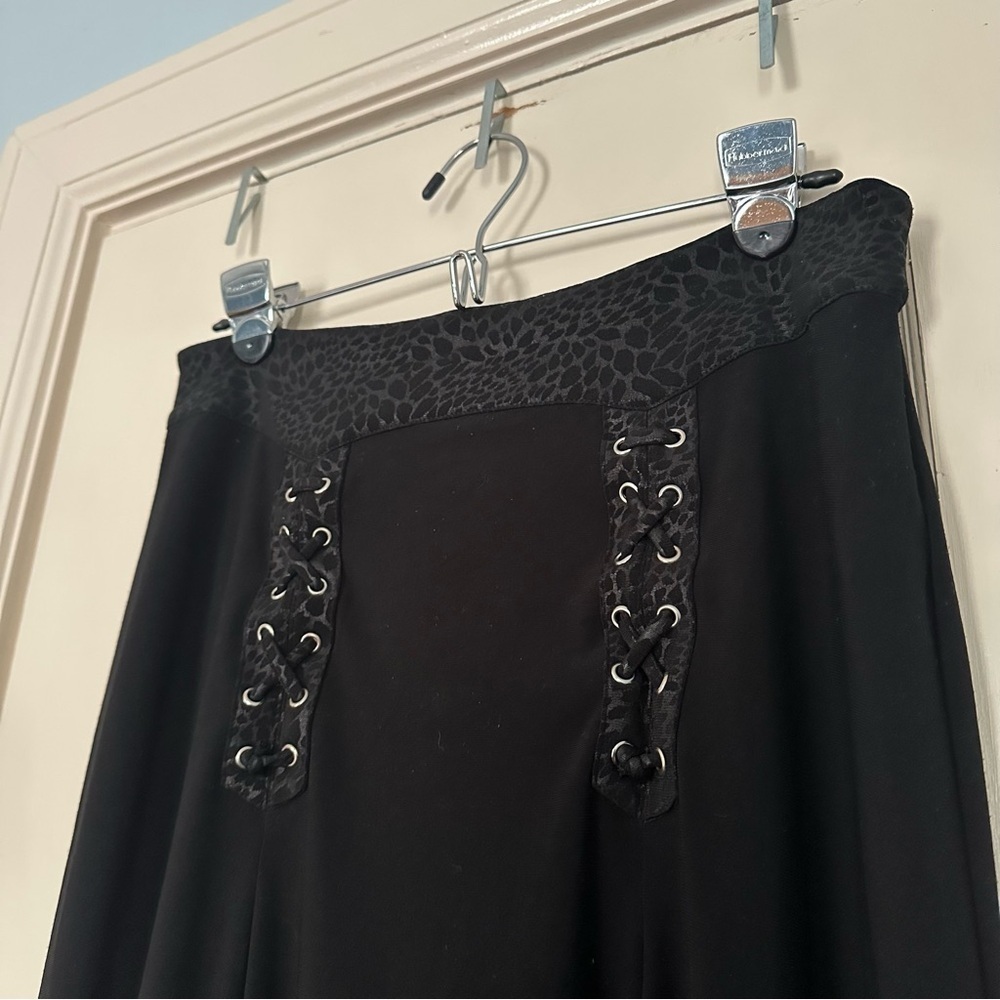 Svetlana Skirt Whimsygoth Black Asymmetrical Sz 6